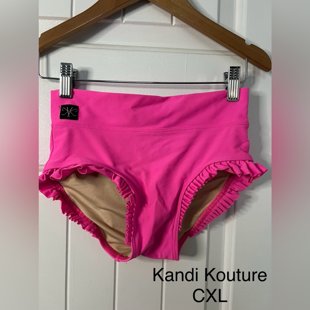 Pink Ruffle Kids dance Bottoms